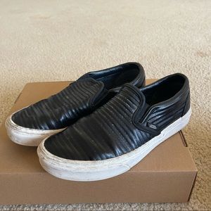 Leather Slip-on Vans